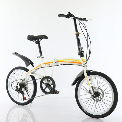 Foldable Bicycle 20 Inch Shimano 7-speed Variable Speed Folding Bicycle High Carbon Steel