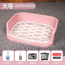 Pet Potty Urine Tray Automatic Teddy Supplies Urinal Basin Shit Small Medium Pet Flush Large Blue