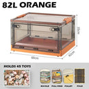 Koala 100L Transparent Foldable Storage Box with Wheels Made by Premium Quality Material