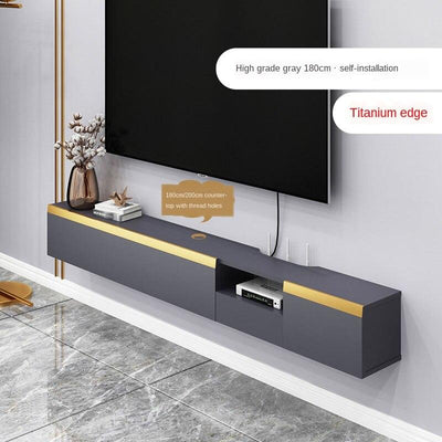 Light Luxury Internet Celebrity Wall-mounted Tv Ultra-thin Simple Post-modern Living Room Wall 2 m