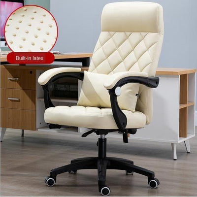 Computer Chair Office Chair Leather Seat Lifting Swivel Massage Chair