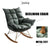 Desiny Lazy Sofa Nordic Foldable Chair Rocking Chair Family Balcony Bedroom Reclining Chair