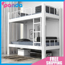 Panda Bunk Iron Bed Student And Staff Dormitory Iron Bed Apartment Bunk Iron Bed