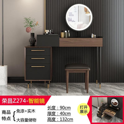 Modern Chinese Dressing Table Bedroom Simple Small Apartment Dressing Table Integrated Storage