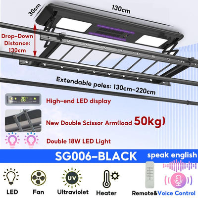 Automated Laundry Rack Smart Laundry WIFI Control