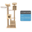 Large Solid Wood Cute Climbing Tower Rack Tree House Integrated Villa Cat Platform Toy