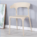 Dining Chair Stackable Chair Simple Horn Chair Thickened With Backrest Plastic Chair Home Dining