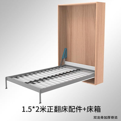 【Free Shipping】Forward Turning Invisible Bed Folding Bed Wall Bed Flap Bed Integrated