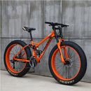 Mountain Bicycle Adult Off-roader Beach Snow Bike 4.0 Tire Male and Female Student Variable Speed