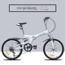 Hito 20 inch disc brake folding bike mountain bike shockproof male and female variable speed student