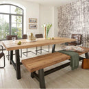 Solid Wood DiningTable Combination Table Coffee Table Iron Desk Long Bar Table Dining Table