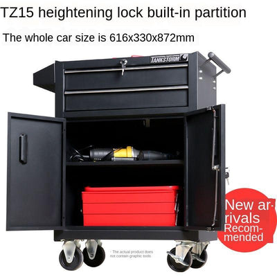 🎉Ready Stock🎉 Tank storm car repair hand tool box household multifunctional tool cabinet large