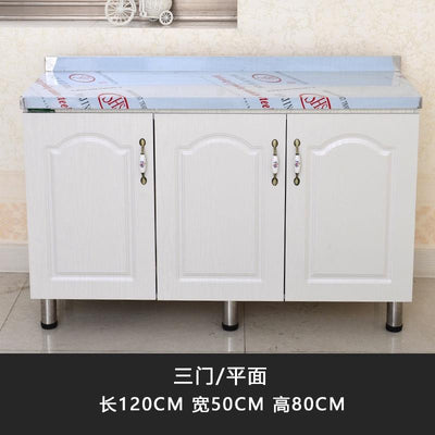 Simple Kitchen Cabinet Stainless Steel Storage Table