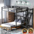 (MUWU) Iron Bed Bunk Frame Bed With Stairs Student Dormitory Bed Maximum Bearing Capacity 400kg