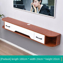 Cabinet Narrow Tv Solid Wall-mounted Wood Simple Modern Hanging Wall Bedroom Small Apartment Nordic
