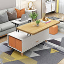 Multifunctional 3 In 1 Dining Table Home Folding Lifting Coffee Table Nordic Dual-purpose Telescopic