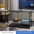 Pet Playpen Cat Rabbit Fence Isolation Door Plastic Indoor Cage Kennel