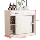 Zxd 【In Stock】Kitchen Cabinet Sideboard Sliding Door Balcony Kitchen Storage Bay Window Storage