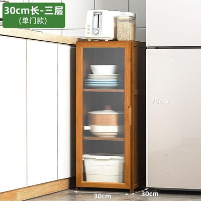 Side cabinet small size kitchen shelf storage cabinet living room wall family small family tea and