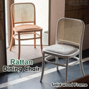 Rattan Chair White Dining Chair Solid Wood Study Chairs Dining Chair