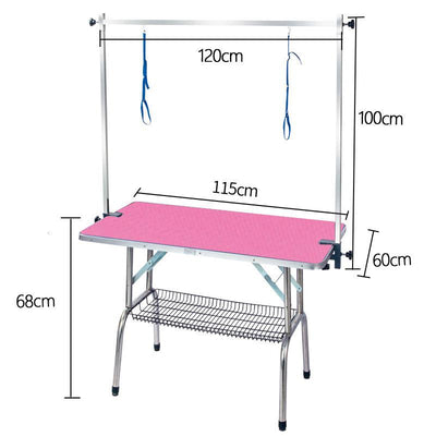 Rack Hair-cutting Fixing Pet Dog Hair-blowing Household Folding Shelf Trimming Bath Beauty Table