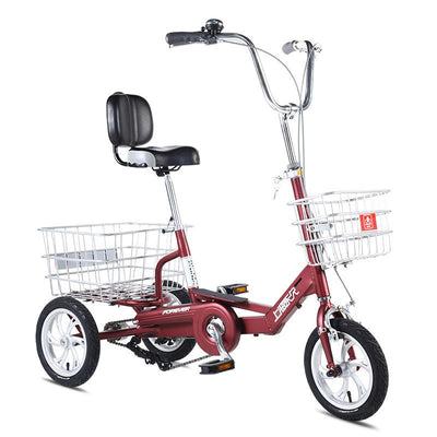 🚴Ready stock🚴Shanghai Tricycle Elderly Pedals Elderly Pedals Instead of Walking Mini Bike Adult