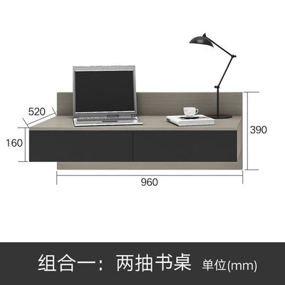 Desk Bookshelf Combination Nordic Simple Modern Small-family Computer Table and Study Table-top Desk