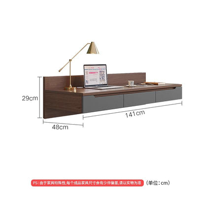 AUSITUR Desktop Computer Table Bookcase Bookshelf Integrated Wall-mounted Table Study Desk