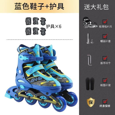 Zero Roller Skates Adult Adjustable Roller Skates Professional Inline Skating