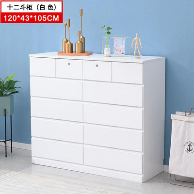 European-style Solid Wood Modern Light Luxury Bedroom Chest of Drawers Simple White Living Room