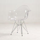 Dining 2021 Chair Transparent Nordic Stylish Table Simple Plastic Creative Casual Pc Coffee