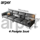 arper Italian Leather Sofa Living Room Waterproof Simple Sofa Light Luxury Sofa Bed