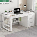 Computer Table Desktop Home Office Table Modern Simple Desk With Drawer Descombination Bedroom