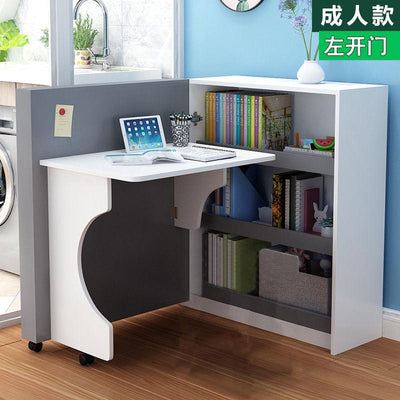 SENBIJU Creative Children's Desk Rotating Folding Table Bookcase Combination One Writing Simple