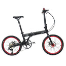 KOSDA KSD-3 Foldable Bicycle Folding Bike 20 Inch 8 Speed Aluminum Alloy Bicycle Portable