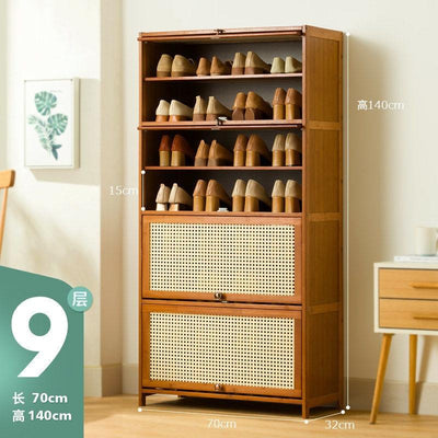 GC Shoe Cabinet Shoe Rack Cabinet Dust-proof Storage Cabinet Household Indoor Simple Entrance Large