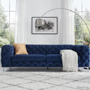 Sarang Sofa American Pull Velvet Nordic Style Living Room Luxury Fabric Double Triple Size