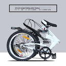 Hito 20 inch variable speed folding bike mountain bicycle shockproof male and female students