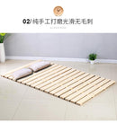 [Ready Stock] Folding Bed Pad Tatami Solid Wood Bed Pad 1.8 M Waist Single Double Hard Plate Folding