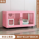 HOOPET Cat Cage Solid Wood Villa Pot Cage Super Large Luxury Cabinet Nest Kitten Double Deck Three