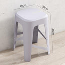 【Buy 3 Get 1 Free】Simple Plastic Stackable Stools Living Room Use | Dining Chair/dining Stool |