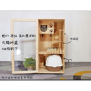 RUNPET Cat House Solid Wood Cat Villa Household Double Layer Three Layer Cat Cage Transparent Cat