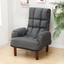 Chair Omlin Office Lazy Sofa Computer Chair Japanese Folding Reclining Chair Single Cloth Sofa 【In