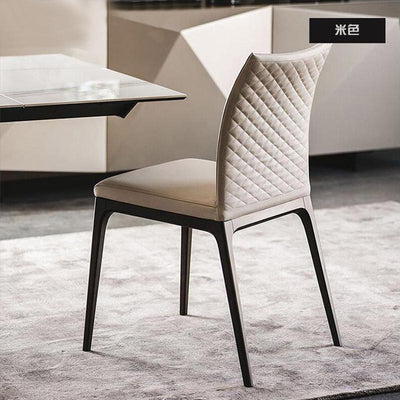 Italian Minimalist Light Luxury Dining Chair Back, Modern Simple Home, Nordic Iron Designer Single