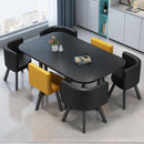 Dining Table And Chair Office Negotiation Table And Chair Small Apartment Combination Dining Table