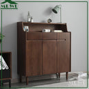 (MUWU) Solid Wood Household Door Large Capacity Shoe Cabinet Living Room Entrance Porch Cabinet