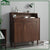 (MUWU) Solid Wood Household Door Large Capacity Shoe Cabinet Living Room Entrance Porch Cabinet