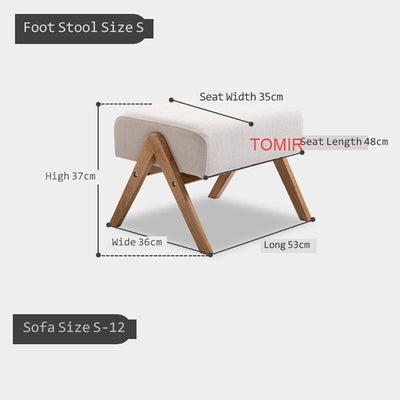 Wood Rocking Chair Lounge Chair Balcony Home Casual Nap Chair Single Lazy sofa