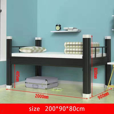 LAL Bed farme High Quality Heavy Duty Extra Thick Steel Bunk Bed Frame/Apartment Bed/Single Bunk Bed