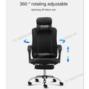 Desiny Office Chair Suitable For Ergonomic Long Office/gaming Adjustable Backrest Black Mesh Chair